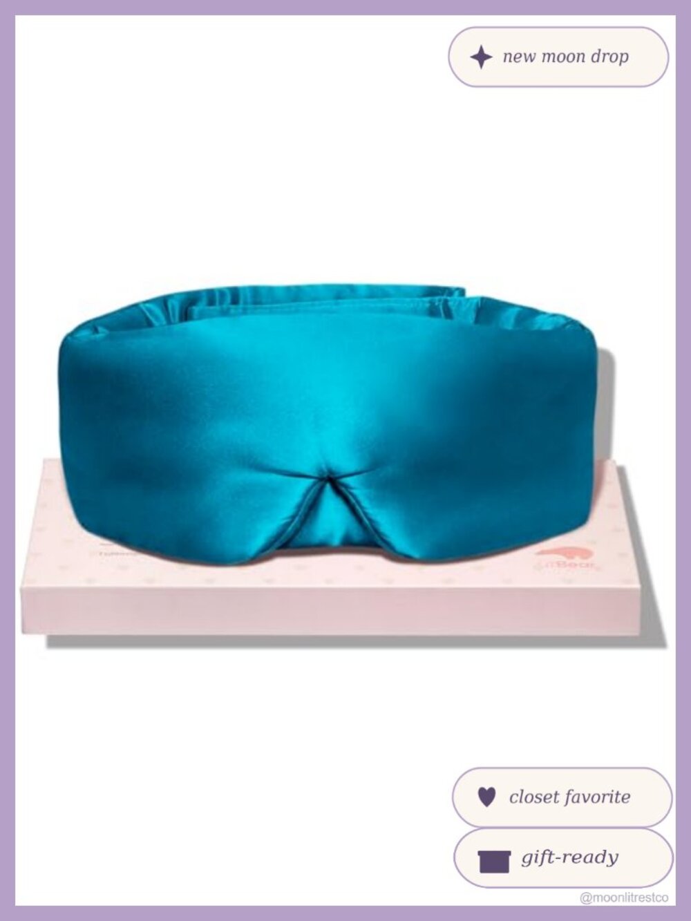 22 Momme 100% Mulberry Silk Sleep Mask Adjustable Side Sleeper Eye Mask
